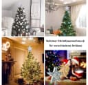 Jibenhome Christbaumspitze Schneeflockenprojektor mit LED Bild 4