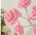 MUPOO LED Rosenblütenbaum Licht Rosa/Schwarz Tischdeko Bild 4