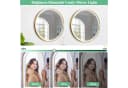 Jibenhome LED-Spiegelleuchte Weiß Dimmbar USB Flexibel Bild 3