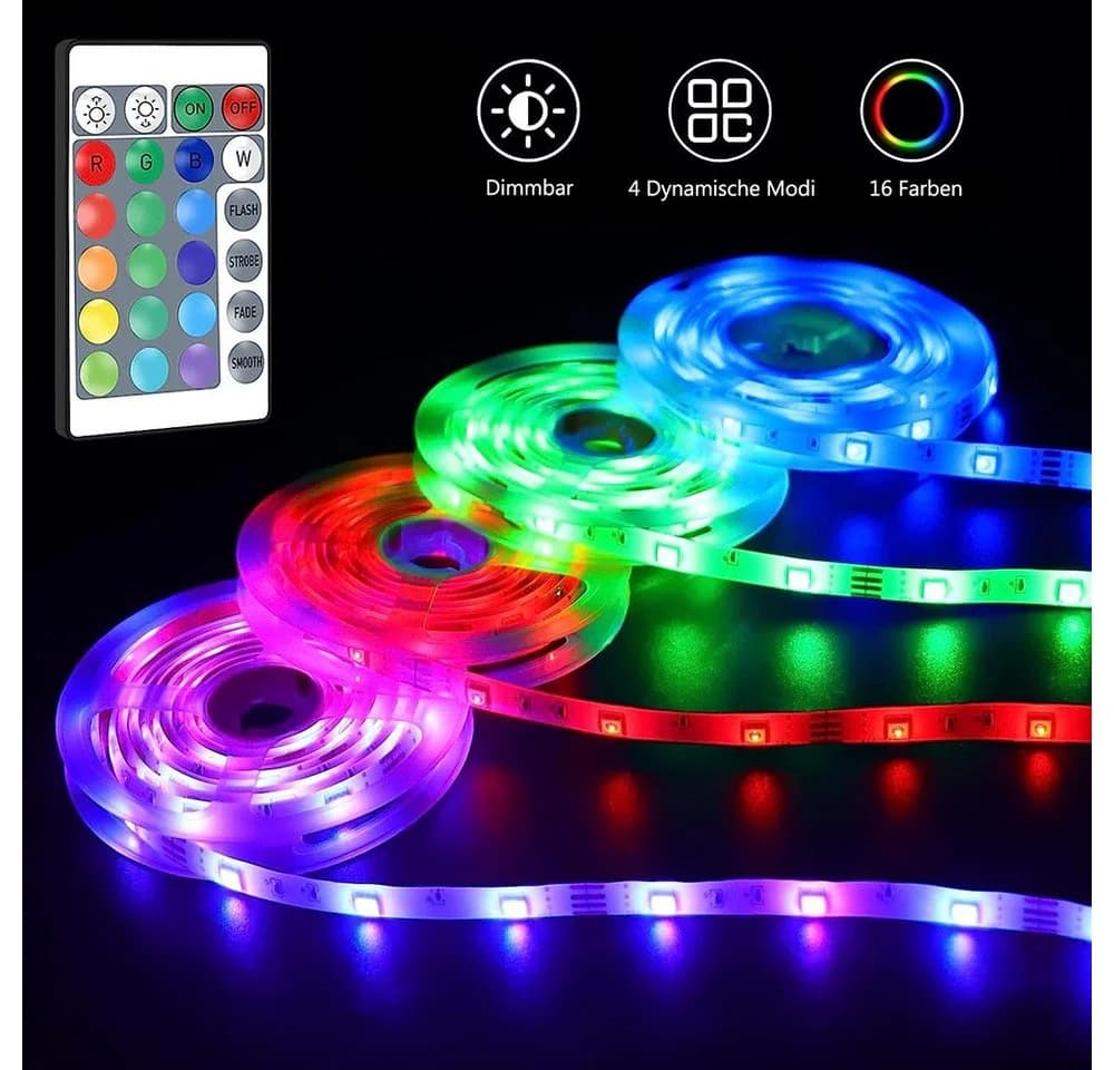 MUPOO LED Streifen RGB mit Fernbedienung - Bild 3