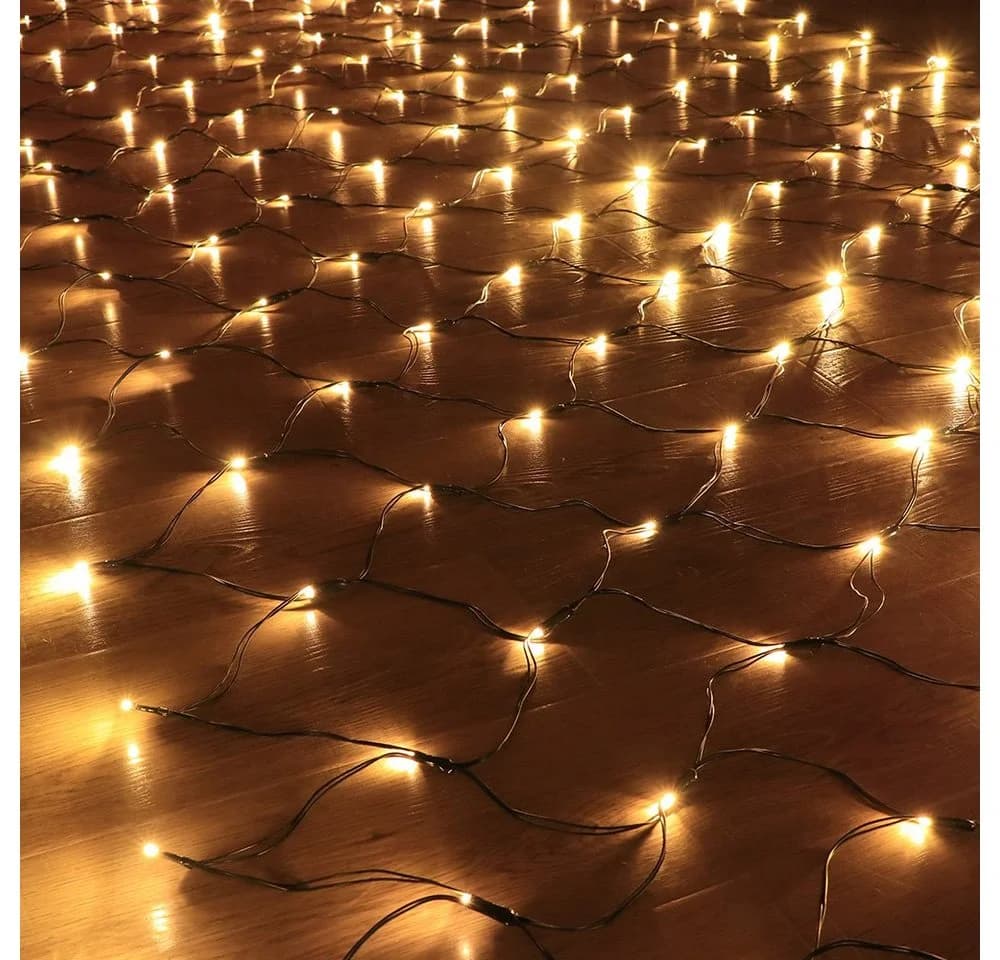 Rosnek Solar LED-Lichternetz Wasserdicht Garten Deko 8 Modi - Bild 2