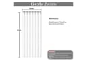 Jibenhome Outdoorvorhang Sichtschutz Wasserabweisend Grau Bild 3
