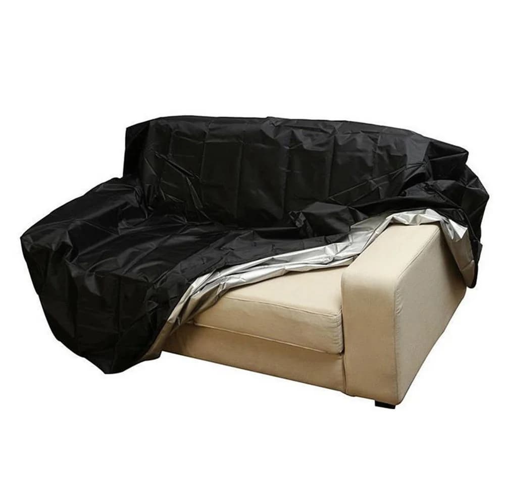 BTTO Gartenmöbel-Schutzhülle Schwarz Wasserdicht Polyester - Bild 5