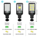 MUPOO LED Solarleuchte Außen mit Bewegungssensor Weiß Bild 1