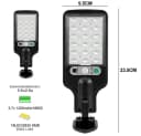 MUPOO LED Solarleuchte Außen mit Bewegungssensor Weiß Bild 5
