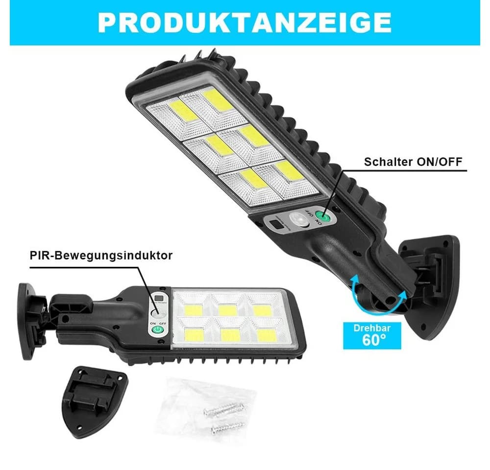 MUPOO LED Solarleuchte für Außen mit Bewegungssensor - Bild 5