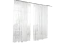 BTTO V&G Vorhang Weiß Spitze Blumen Stickerei Voile Gardine Stangentaschen Bild 2