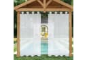 BTTO Outdoor Vorhang Transparent Weiß Wasserabweisend Voile Gardinen Set Bild 5