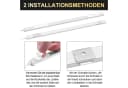 MUPOO LED Unterbauleuchte mit Bewegungsmelder Silber Dimmbar Bild 3