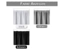 BTTO V&G Scheibengardine Schwarz Blickdicht 2 Panels Bild 3