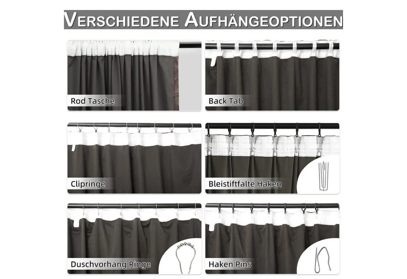 BTTO Samtvorhang Toffee Braun Blickdicht mit Blumenmuster - Bild 5