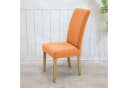 BTTO Stuhlbezug Orange Blatt-Jacquard Stretch Bild 4