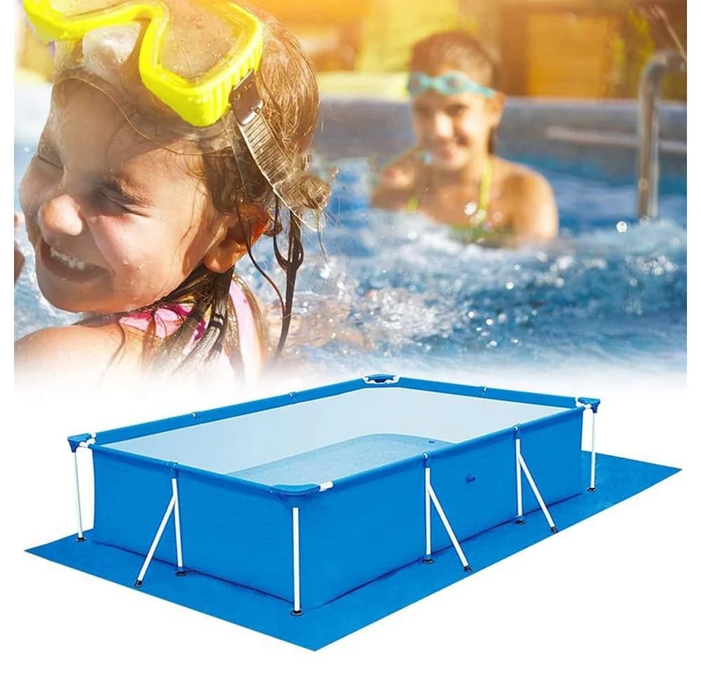 BTTO Pool-Bodenplane Wasserdicht Blau PE-Material - Bild 2
