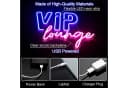 MUPOO LED Neonschild VIP Lounge Dekofigur Wanddeko Bild 1