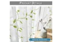 BTTO V&G Voile Gardine 2er Set Grün Blattstickerei Transparent Bild 5