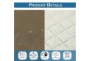 Jibenhome Gesteppter Sofahusse Wasserdicht Rutschfest Beige Bild 3