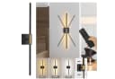 MUPOO LED Wandleuchte Kabellos Dimmbar 3000-6000K Gold/Schwarz Bild 2