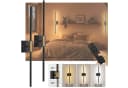 MUPOO Wandleuchte LED Batteriebetrieben Dimmbar Gold/Schwarz Bild 2