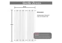 BTTO V&G Winddichter & Wasserfester Outdoor-Vorhang Grau Blackout Bild 3