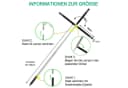Laybasic Pflanzenlampe LED Vollspektrum 72 LEDs Schwarz mit Timer Bild 4