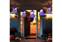 Merry 2024 Halloween LED Lichterkette Geister Hexenhut Bunt Bild 4