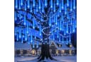 Merry 2024 LED-Lichterkette Meteorschauer Regen Lichter Blau Bild 2