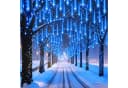 Merry 2024 LED-Lichterkette Meteorschauer Regen Lichter Blau Bild 3