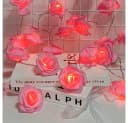 MUPOO LED-Lichterkette mit Kunstblumen-Rosen, 3m, 20 LEDs, Warmweiß Bild 4