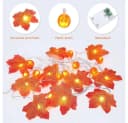 MUPOO LED-Lichterkette Halloween Deko Warmweiß Bild 1