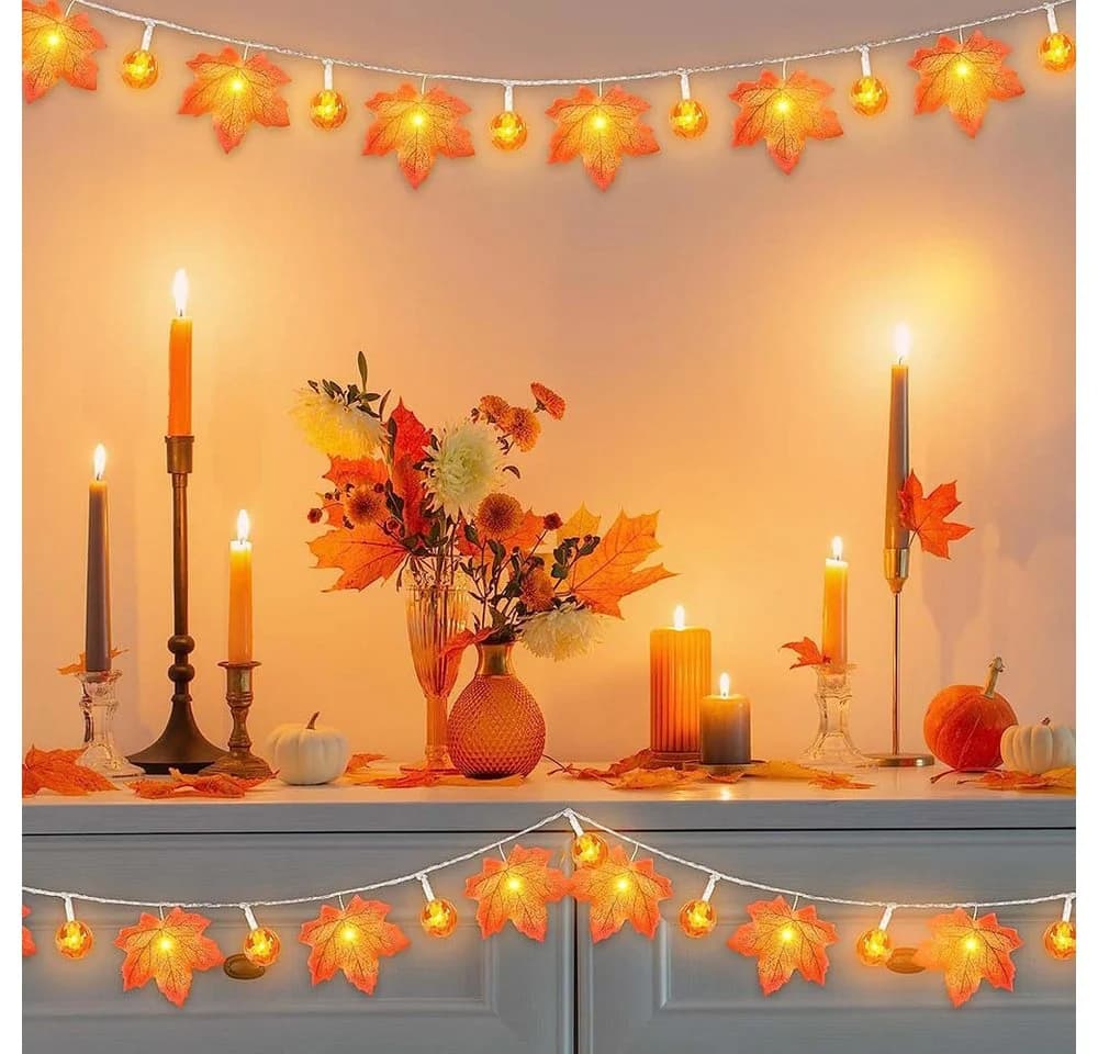 MUPOO LED-Lichterkette Halloween Deko Warmweiß - Bild 4