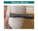 BTTO TEPP Runder Zottelteppich Rosa Polyester Hochflor Bild 5