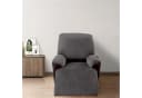 Qelus Relaxsesselhusse Samt Strecken Sesselschoner Grau Bild 1