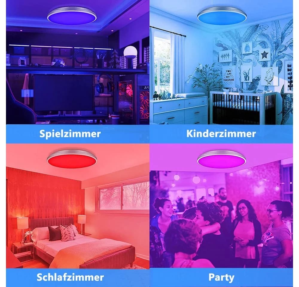 MUPOO LED Deckenleuchte Smart RGB WiFi Bluetooth - Bild 5