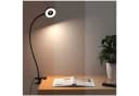 MUPOO LED Klemmleuchte Schreibtischlampe Schwarz 3 Farbtemperaturen USB Bild 2