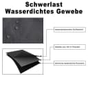 Qelus Schutzhülle für Gartenmöbel Schwarz Wasserdicht Winterfest mit Sandsäcken Bild 4