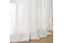 Qelus Vorhang 2er Set Sheer Voile Weiß mit Ösen Bild 5