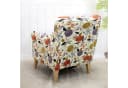Qelus Sesselhusse Stretch Sofa Überzug Creme Waschbar Mit Armlehne Bild 1
