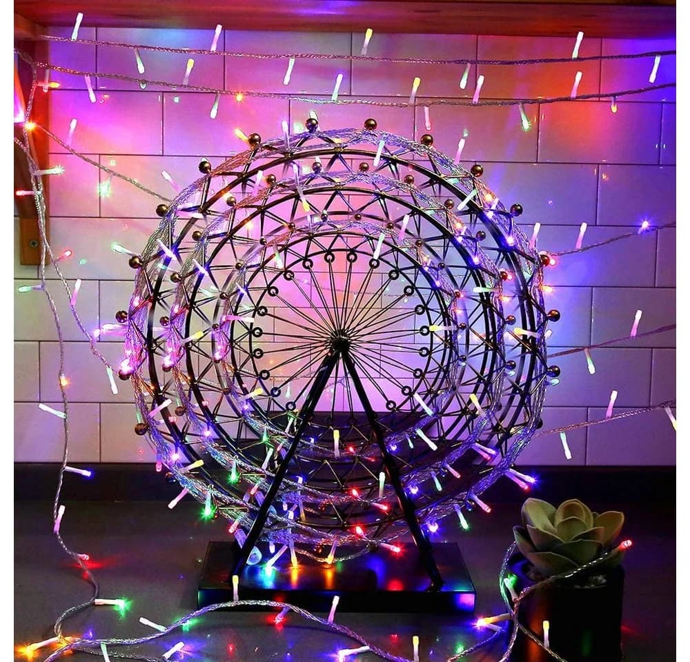 Qualra LED Lichterkette USB 50/100 LEDs Wasserdicht 5/10m mit Fernbedienung