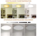 Qualra Deckenleuchte 3000-6000K RGB LED Deckenleuchte mit Fernbedienung 24W Bild 3