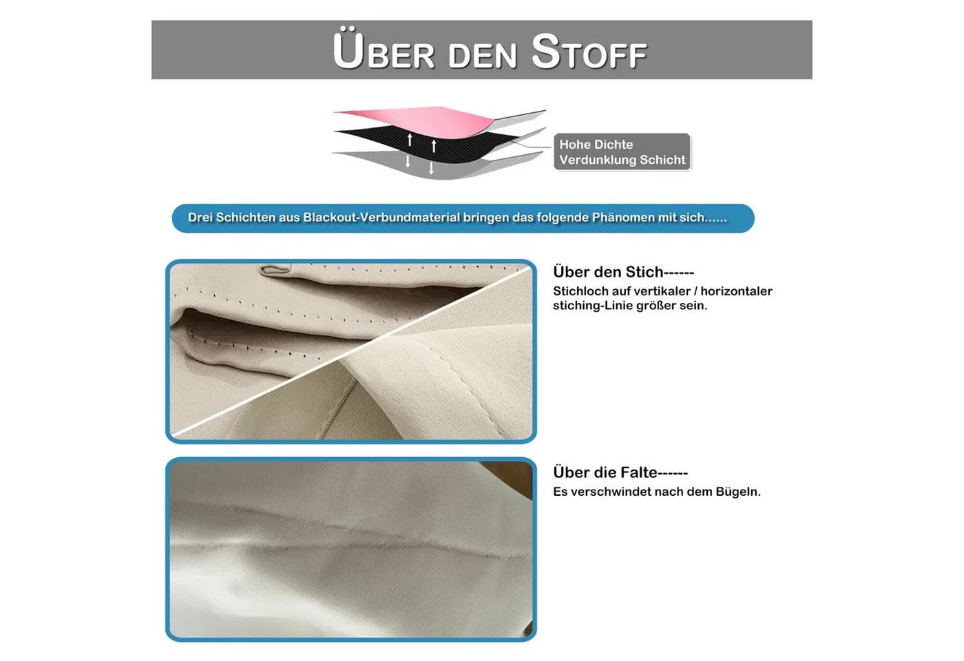 Jibenhome Scheibengardine Bistrogardine Kurzgardinen mit Ösen Vorhang Blickdicht - Bild 5