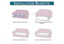 Jibenhome Wasserdichter Stretch Sofabezug für 1/2/3 Sitzer Bild 4