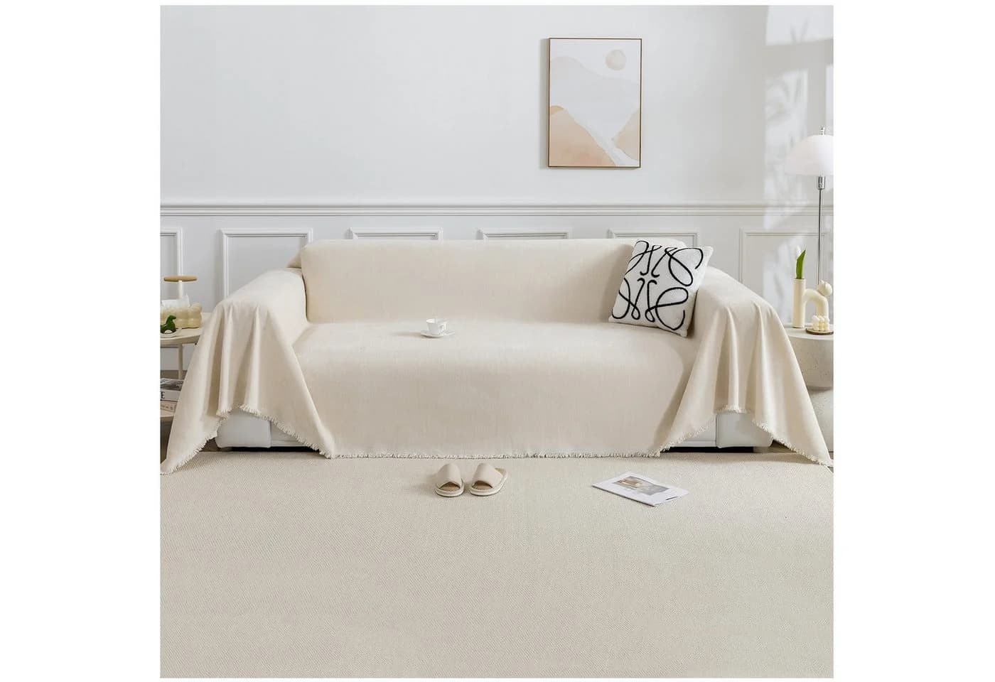 Qelus Chenille Sofaüberwurf Schont Ihr Sofa - Bild 2