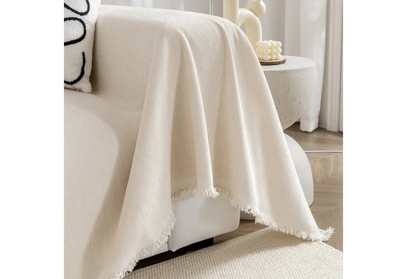 Qelus Chenille Sofaüberwurf Schont Ihr Sofa - Bild 5