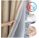 Rosnek Verdunkelungsvorhang Beige 2er Set Thermovorhang Flanell Bild 2