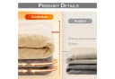 Rosnek Verdunkelungsvorhang Beige 2er Set Thermovorhang Flanell Bild 3