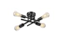 Lapamax LED Deckenleuchte Sputnik Schwarz E27 Kronleuchter Bild 2