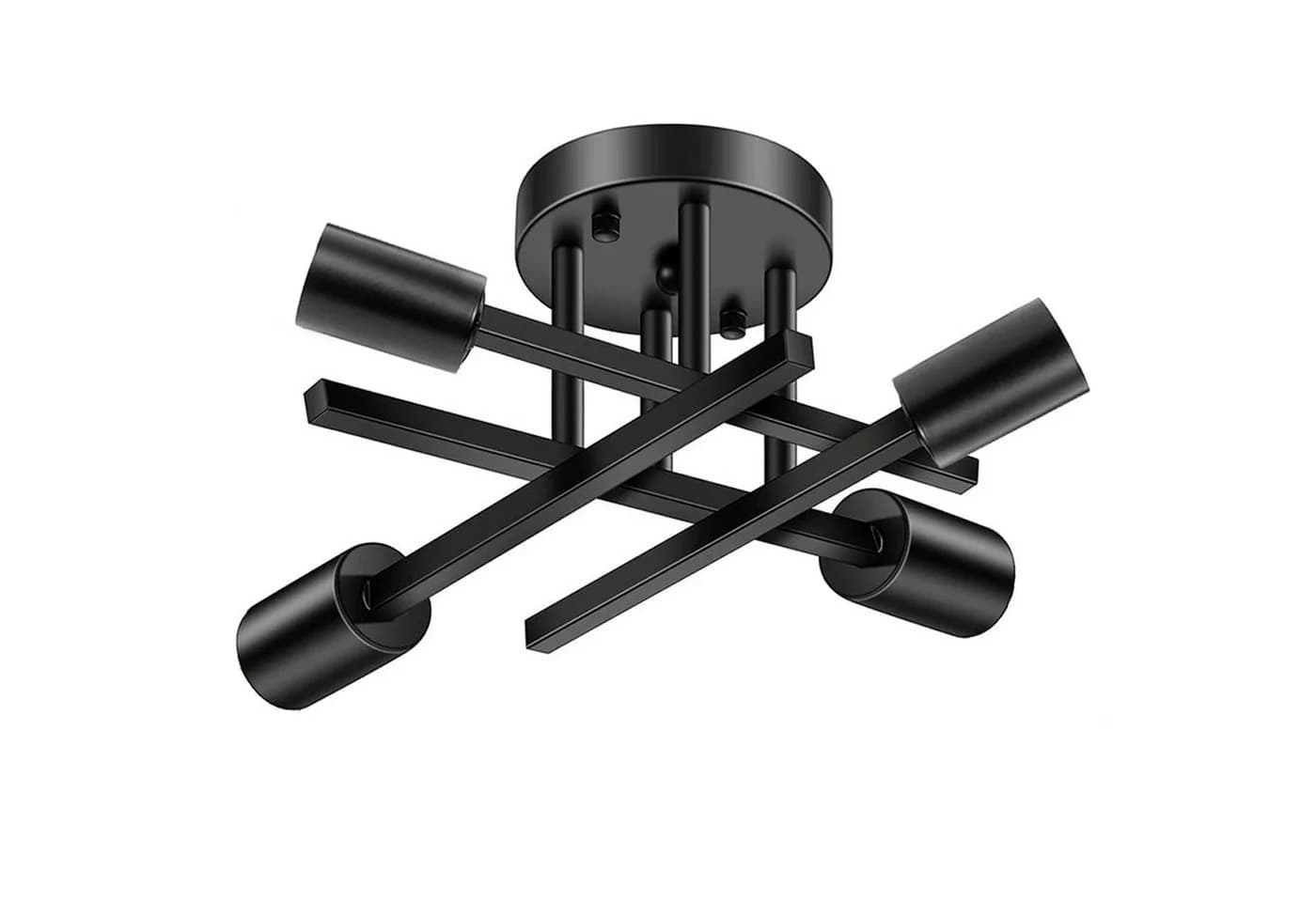 Lapamax LED Deckenleuchte Sputnik Schwarz E27 Kronleuchter - Bild 4