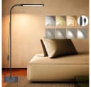 LMaxhome LED Stehlampe Dimmbar Schwarz USB Schwanenhals Bild 5