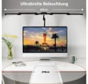 LMaxhome LED Schreibtischlampe Doppelkopf Dimmbar Touch-Steuerung Bild 3
