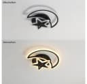 LMaxhome LED Deckenleuchte Dimmbar Schwarz mit Fernbedienung Bild 4